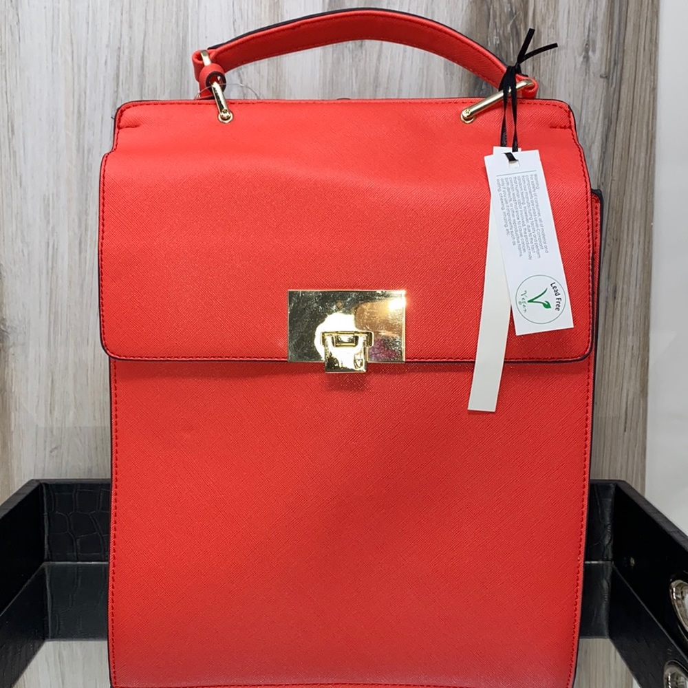 Orange Tote Backpack